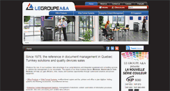 Desktop Screenshot of groupeaa.ca